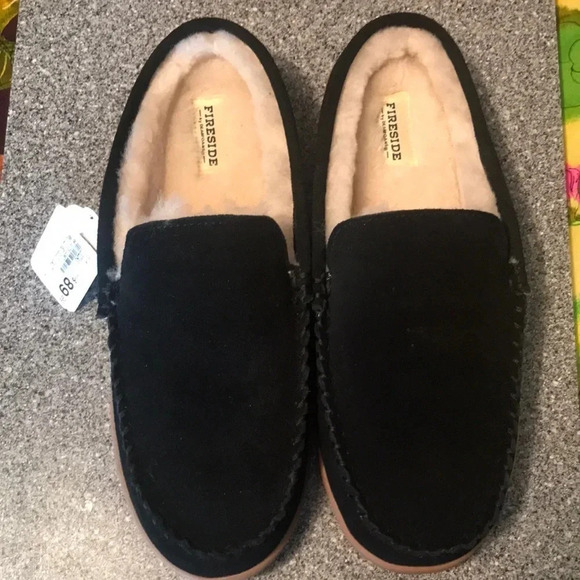 Dearfoams Other - Fireside By Dearfoams Men's Gold Coast Black Size 13